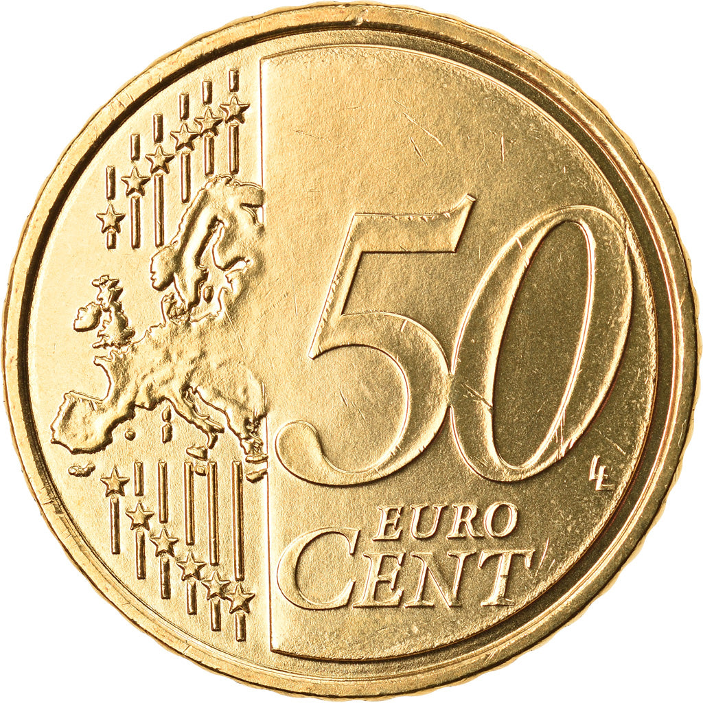 Malta, 50 Euro Cent, 2008, Paris, UNC-, Tin, KM:130