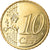 Malta, 10 Euro Cent, 2008, Paris, UNZ, Messing, KM:128