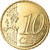 Malte, 10 Euro Cent, 2008, Paris, SPL, Laiton, KM:128