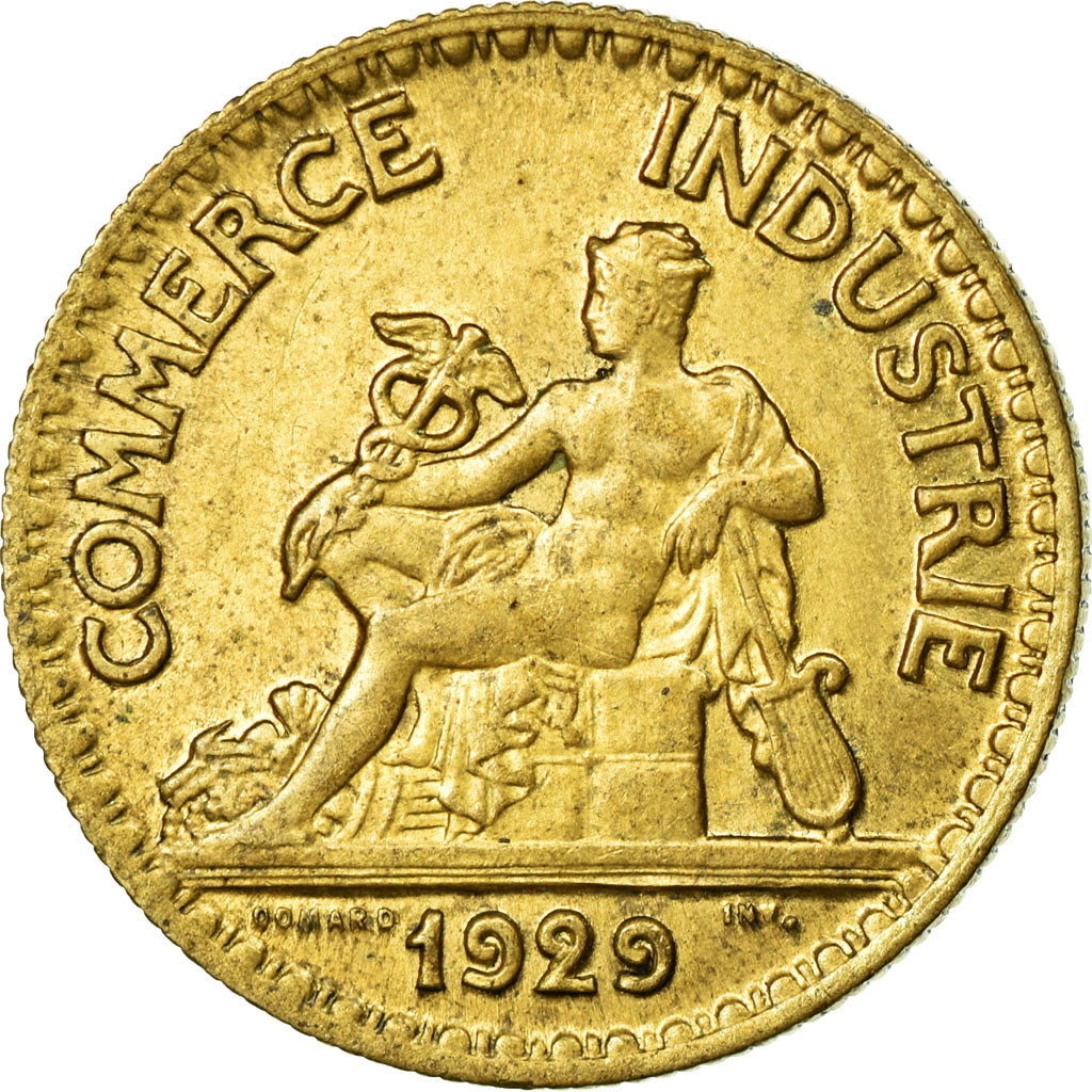 Coin, France, Chambre de commerce, 50 Centimes, 1929, AU(50-53)