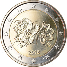 Finlandia, 2 Euro, 2018, Vantaa, SC, Bimetálico