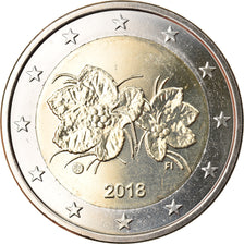 Finland, 2 Euro, 2018, Vantaa, MS(63), Bi-Metallic
