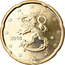 Finlande, 20 Euro Cent, 2018, Vantaa, SPL, Laiton