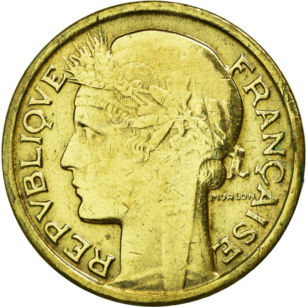 Coin, France, Morlon, 50 Centimes, 1939, Brussels, EF(40-45), Aluminum-Bronze