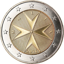 Malta, 2 Euro, 2016, MS(63), Bimetaliczny