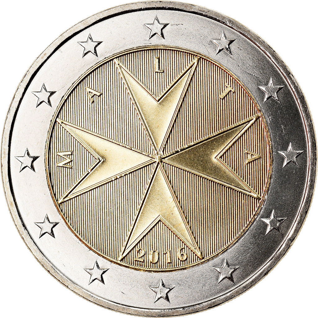 Malta, 2 Euro, 2016, UNC-, Bi-Metallic