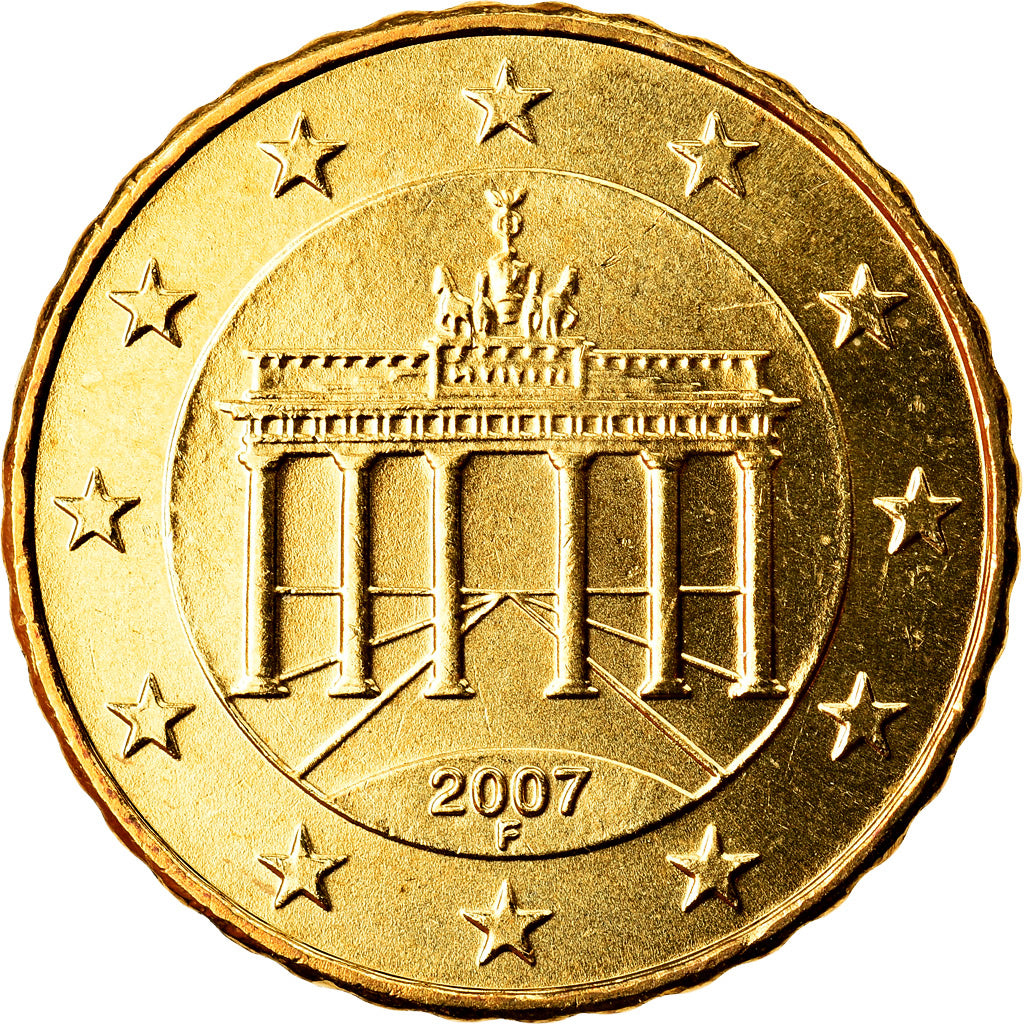 Federale Duitse Republiek, 10 Euro Cent, 2007, Stuttgart, UNC-, Tin, KM:254