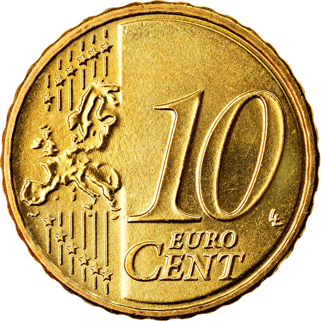 Federale Duitse Republiek, 10 Euro Cent, 2007, Stuttgart, UNC-, Tin, KM:254
