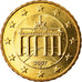 Bundesrepublik Deutschland, 10 Euro Cent, 2007, Karlsruhe, UNZ, Messing, KM:254