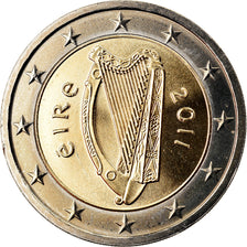 IRELAND REPUBLIC, 2 Euro, 2011, BU, MS(65-70), Bi-Metallic, KM:51