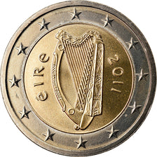 IRELAND REPUBLIC, 2 Euro, 2011, BU, MS(65-70), Bi-Metallic, KM:51