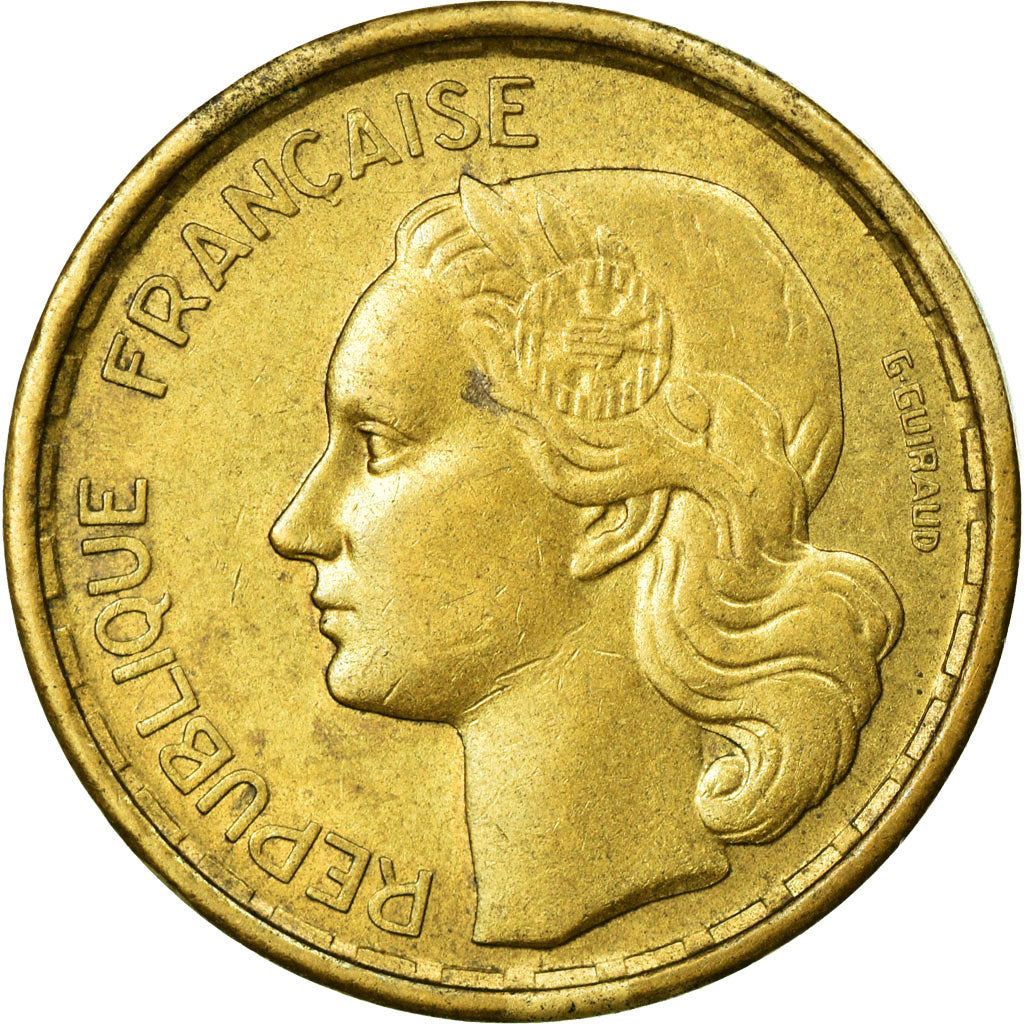 Monnaie, France, Guiraud, 10 Francs, 1950, Beaumont le Roger, TTB