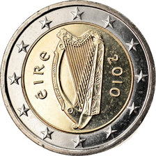 IRELAND REPUBLIC, 2 Euro, 2010, BU, MS(65-70), Bi-Metallic, KM:51