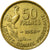 Coin, France, Guiraud, 50 Francs, 1958, Paris, AU(50-53), Aluminum-Bronze