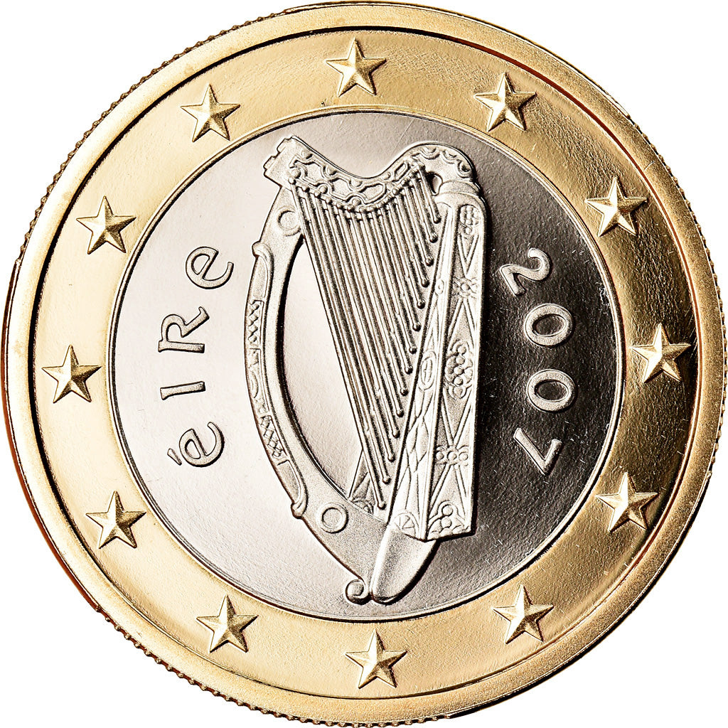REPUBBLICA D’IRLANDA, Euro, 2007, BE, FDC, Bi-metallico, KM:50
