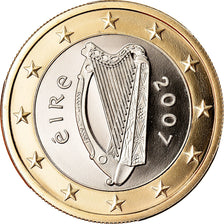 REPUBBLICA D’IRLANDA, Euro, 2007, BE, FDC, Bi-metallico, KM:50