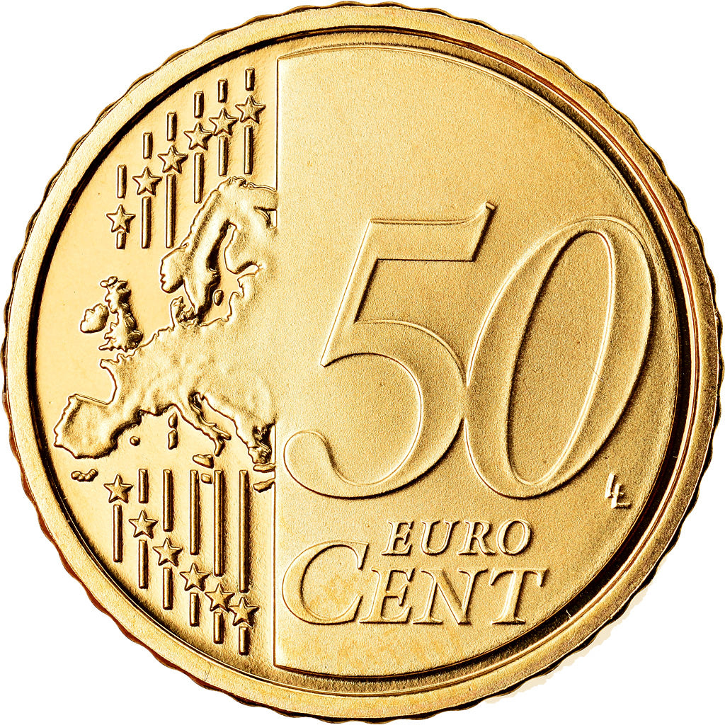 REPÚBLICA DE IRLANDA, 50 Euro Cent, 2007, BE, FDC, Latón, KM:49