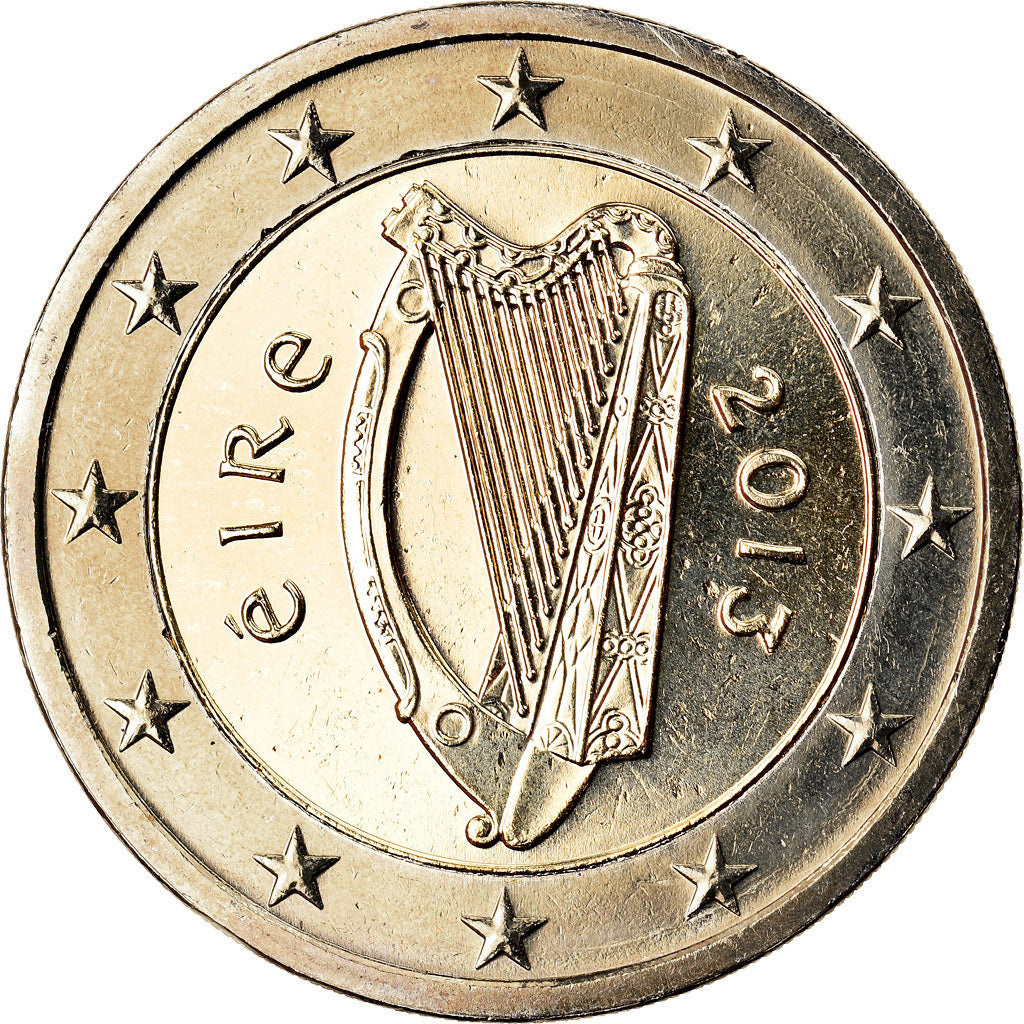 IRELAND REPUBLIC, 2 Euro, 2013, Sandyford, MS(63), Bi-Metallic, KM:51