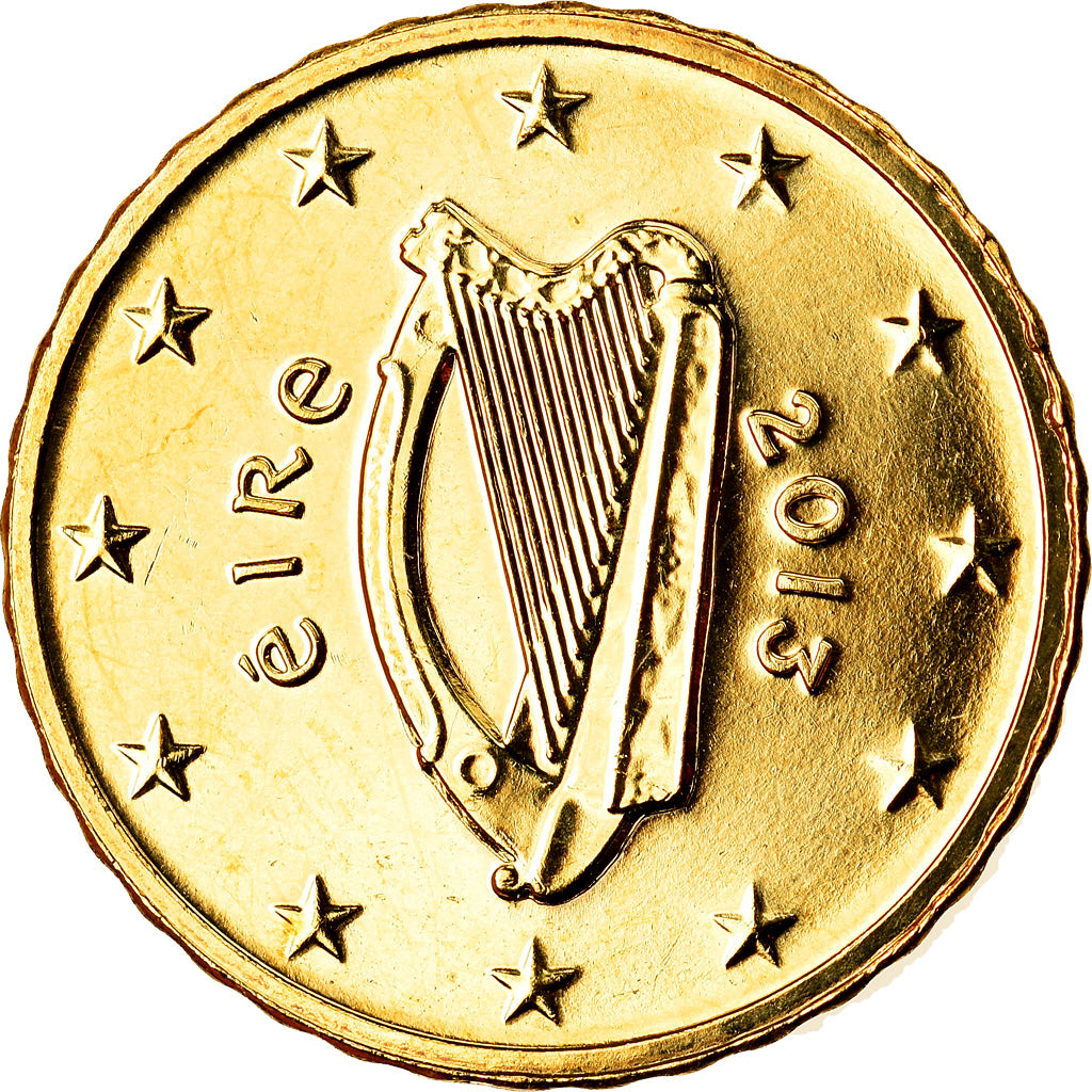 IRELAND REPUBLIC, 10 Euro Cent, 2013, Sandyford, UNZ, Messing, KM:47