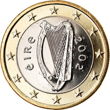 REPUBBLICA D’IRLANDA, Euro, 2002, Sandyford, SPL, Bi-metallico, KM:38