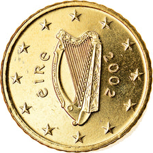 IRELAND REPUBLIC, 50 Euro Cent, 2002, Sandyford, SPL, Laiton, KM:37