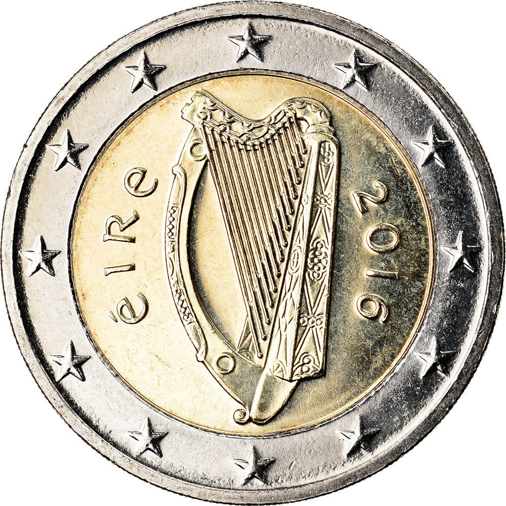 IRELAND REPUBLIC, 2 Euro, 2016, Sandyford, MS(63), Bi-Metallic