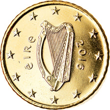 IRELAND REPUBLIC, 50 Euro Cent, 2016, Sandyford, MS(63), Brass