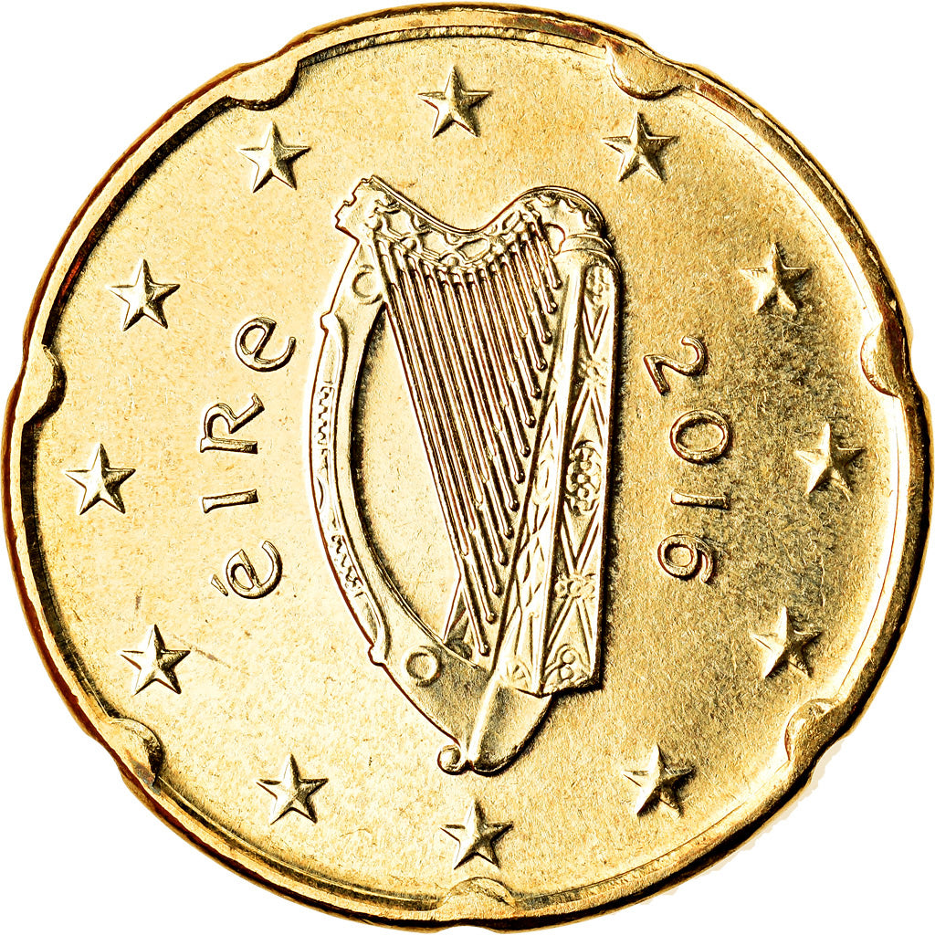 REPUBBLICA D’IRLANDA, 20 Euro Cent, 2016, Sandyford, SPL, Ottone