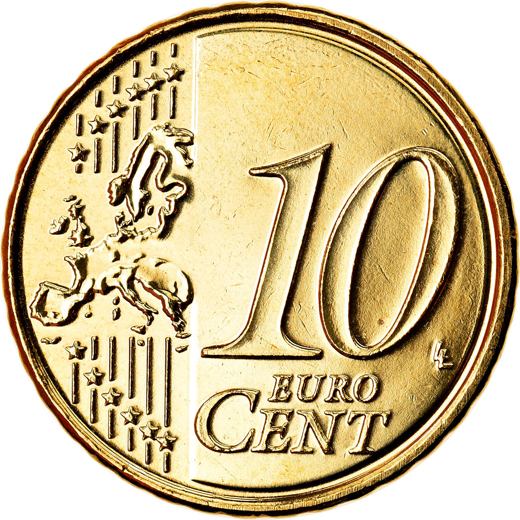 IRELAND REPUBLIC, 10 Euro Cent, 2016, Sandyford, SPL, Laiton