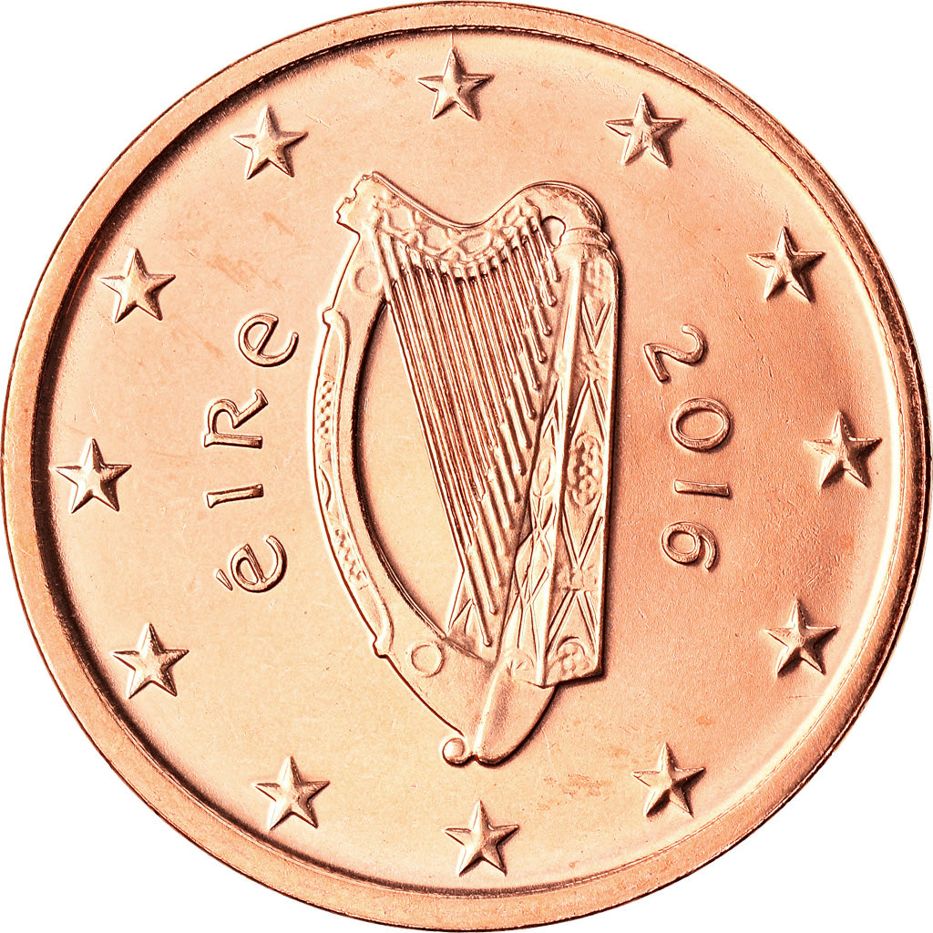 REPUBBLICA D’IRLANDA, 2 Euro Cent, 2016, Sandyford, SPL, Acciaio placcato rame