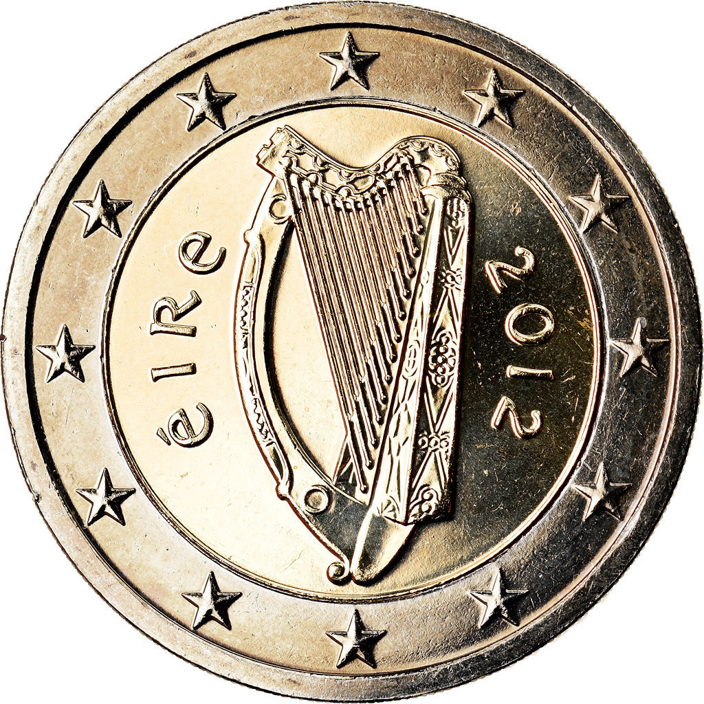 IRELAND REPUBLIC, 2 Euro, 2012, Sandyford, MS(63), Bi-Metallic, KM:51