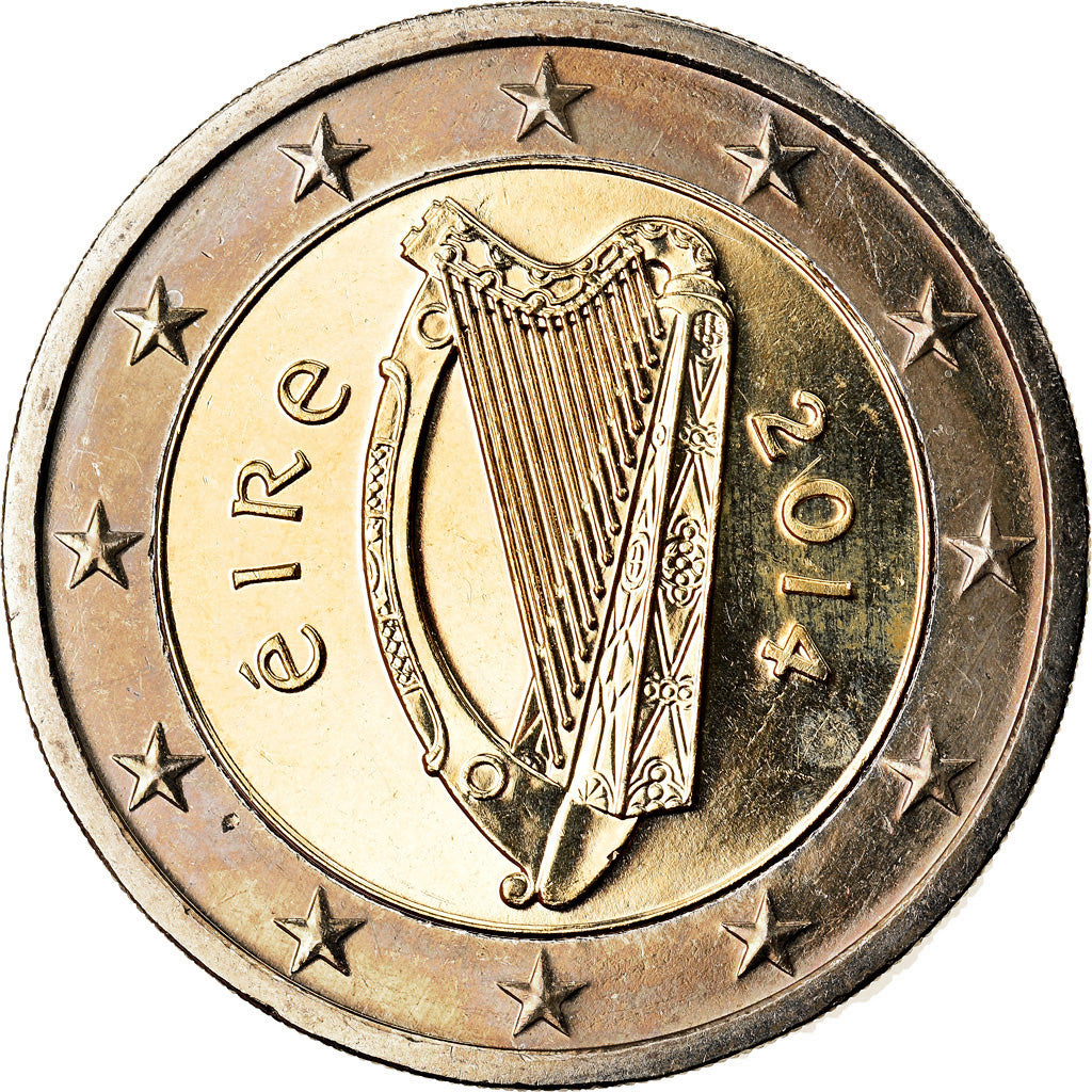 IRELAND REPUBLIC, 2 Euro, 2014, Sandyford, MS(63), Bi-Metallic, KM:New