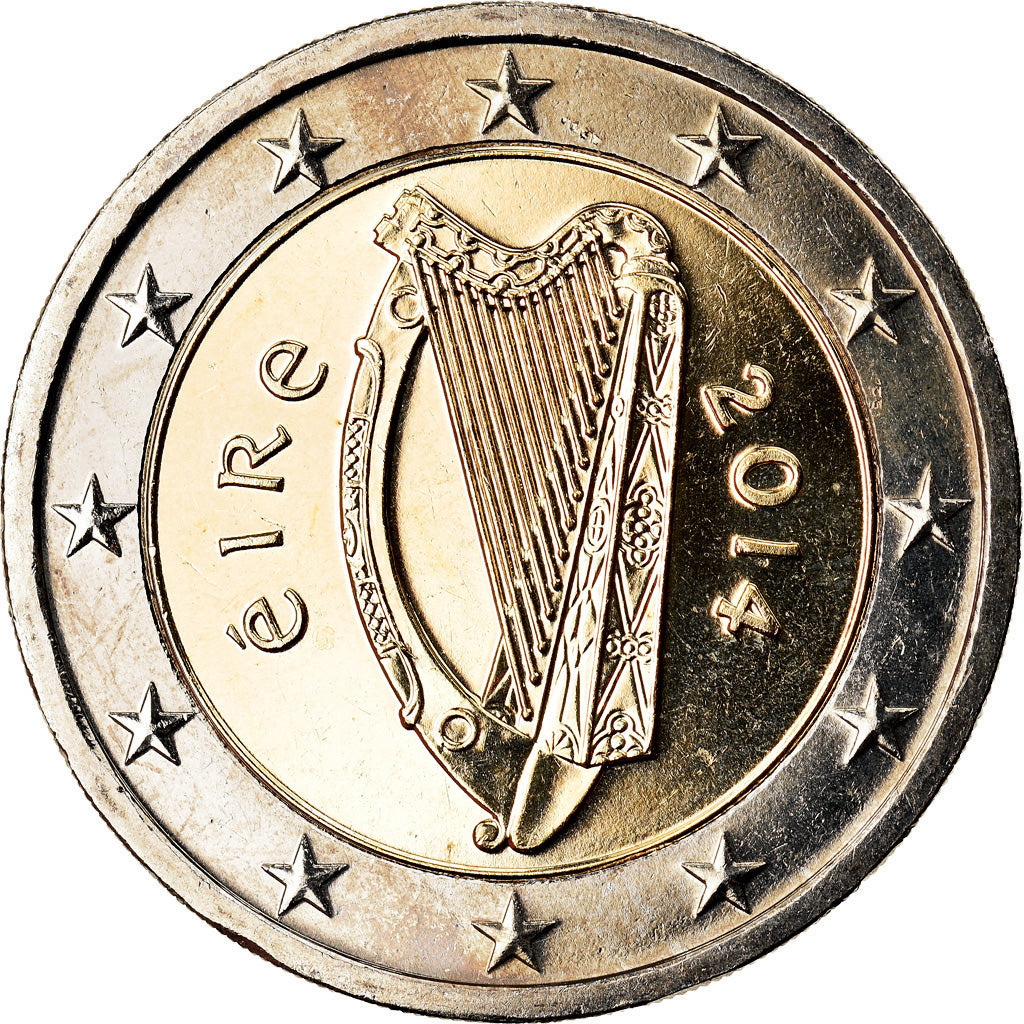 IRELAND REPUBLIC, 2 Euro, 2014, Sandyford, MS(63), Bi-Metallic, KM:New