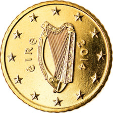 REPUBBLICA D’IRLANDA, 50 Euro Cent, 2014, Sandyford, SPL, Ottone, KM:New