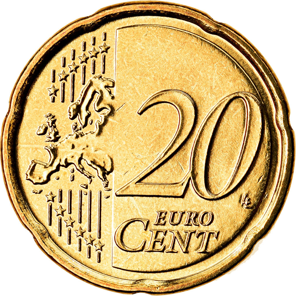 REPUBBLICA D’IRLANDA, 20 Euro Cent, 2014, Sandyford, SPL, Ottone, KM:New