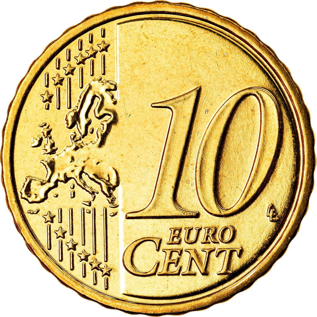 REPÚBLICA DE IRLANDA, 10 Euro Cent, 2014, Sandyford, SC, Latón, KM:New