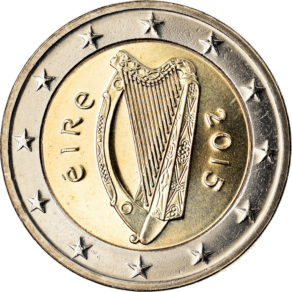 IRELAND REPUBLIC, 2 Euro, 2015, Sandyford, MS(63), Bi-Metallic, KM:New