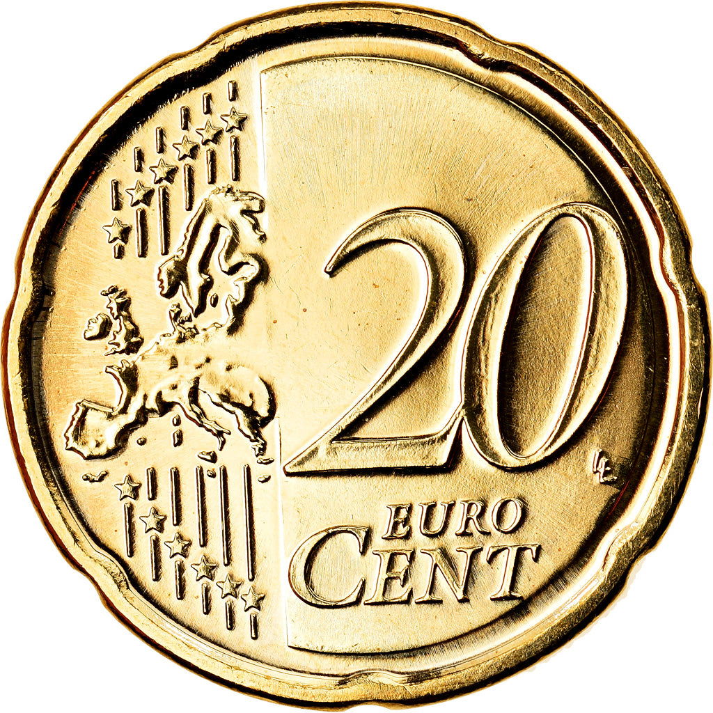IRELAND REPUBLIC, 20 Euro Cent, 2015, Sandyford, UNZ, Messing, KM:New