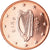 REPÚBLICA DA IRLANDA, 5 Euro Cent, 2015, Sandyford, MS(63), Aço Cromado a