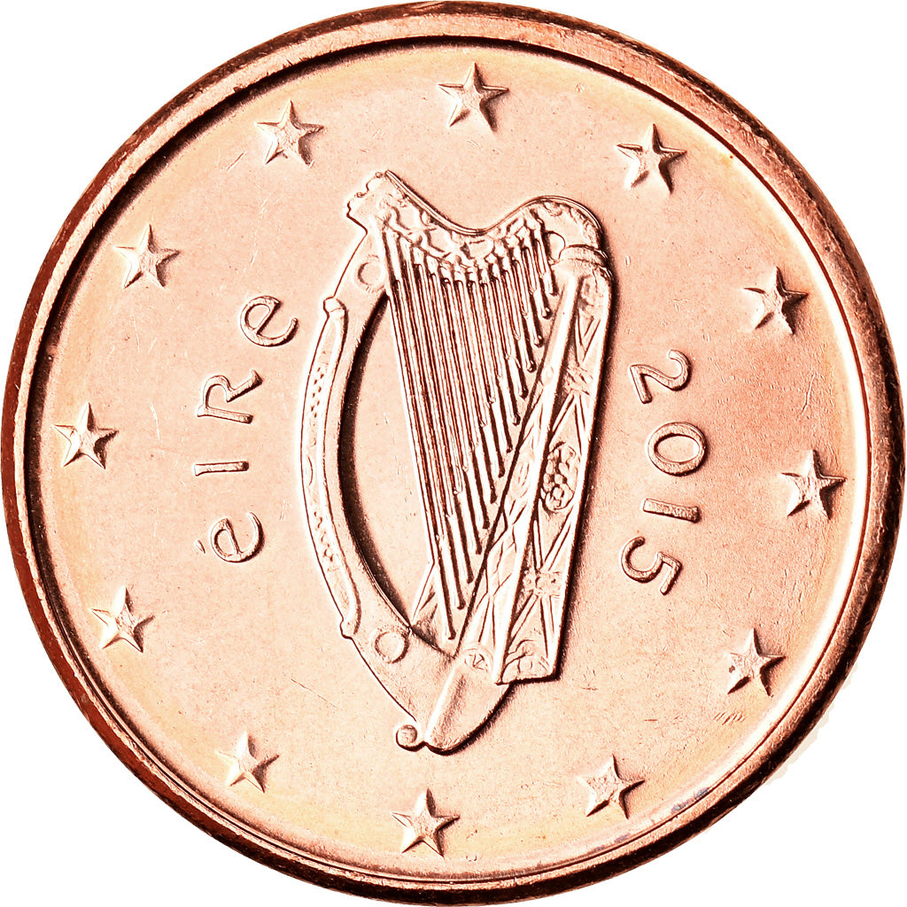 REPUBBLICA D’IRLANDA, Euro Cent, 2015, Sandyford, SPL, Acciaio placcato rame