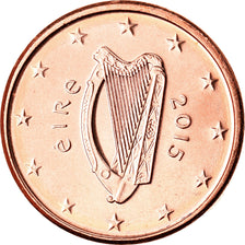 REPUBBLICA D’IRLANDA, Euro Cent, 2015, Sandyford, SPL, Acciaio placcato rame