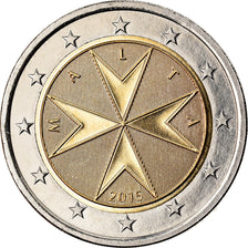 Malta, 2 Euro, 2015, MS(63), Bi-Metallic, KM:New