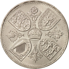 Grande-Bretagne, Elizabeth II, Crown, 1953, TTB+, Copper-nickel, KM:894