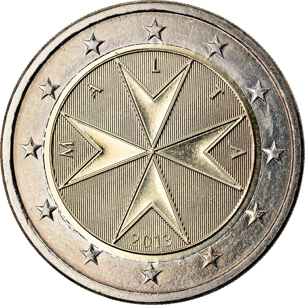 Malta, 2 Euro, 2013, MS(63), Bi-Metallic, KM:New