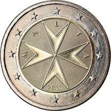 Malta, 2 Euro, 2013, MS(63), Bi-Metallic, KM:New