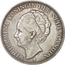 Coin, Netherlands, Wilhelmina I, 2-1/2 Gulden, 1930, EF(40-45), Silver, KM:165