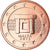 Malta, 5 Euro Cent, 2013, UNC-, Copper Plated Steel, KM:New