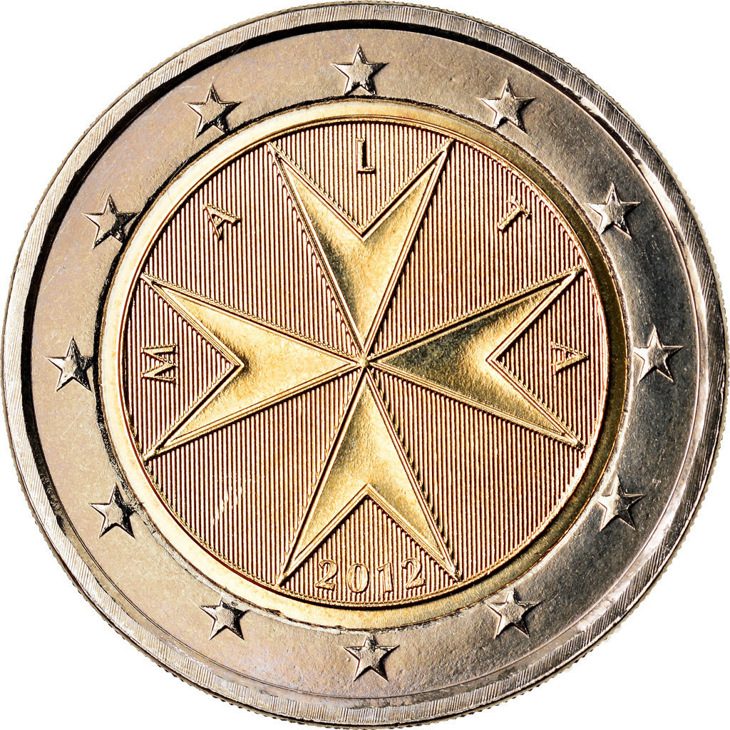 Malta, 2 Euro, 2012, Paris, BU, MS(65-70), Bi-Metallic, KM:132