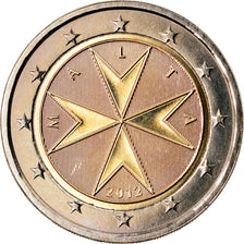 Malta, 2 Euro, 2012, Paris, BU, MS(65-70), Bi-Metallic, KM:132