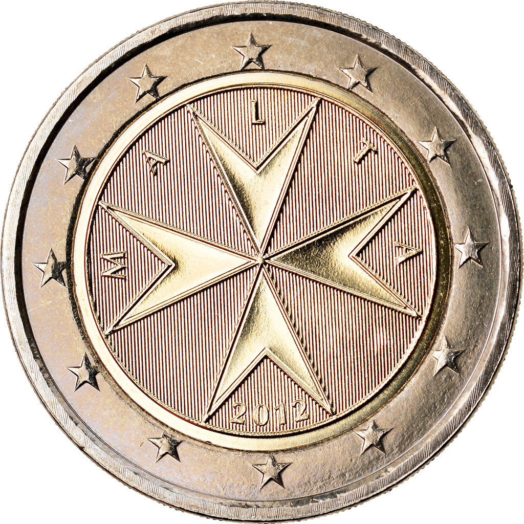 Malta, 2 Euro, 2012, Paris, BU, MS(65-70), Bi-Metallic, KM:132